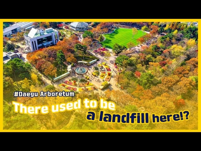 A landfill turned into an arboretum?!! The top secret of Daegus healing spot, Daegu Arbore