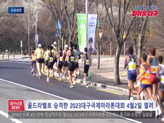 골드라벨로 승격한 2023대구국제마라톤대회 4월2일 열려
