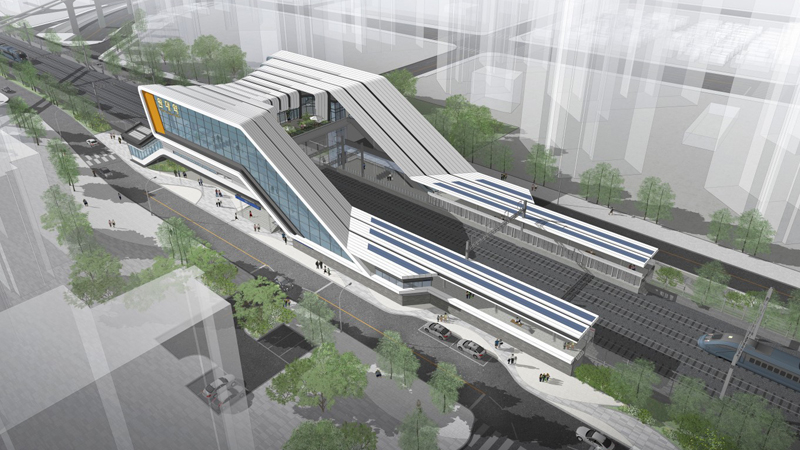 대구권 광역철도 원대역(가칭) 조감도 공개… “예술이 깃든 문화 정거장”